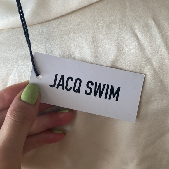 NWT Silk Jacq Swim Collar Long Sleeve - Picture 6 of 9